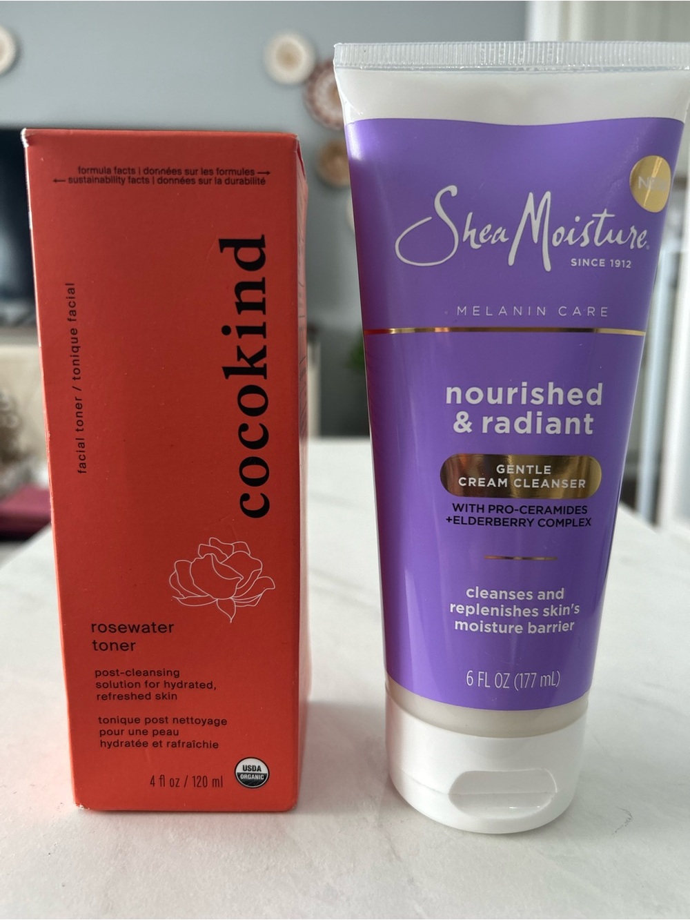 Shea Moisture Purple Nourished & Radiant Gentle Cream Cleanser